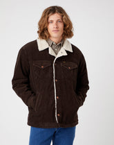 Wrangler Sherpa Jacket Męska Kurtka Przejściowa Delicioso Brown W445AHH38 112324535